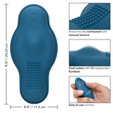 California Exotics - Dual Rider Remote Control Bump & Grind Clit Massager (Blue) CE2014 CherryAffairs