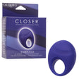 California Exotics - Embrace Closer Intimate Rechargeable Cock Ring (Blue) CE2139 CherryAffairs