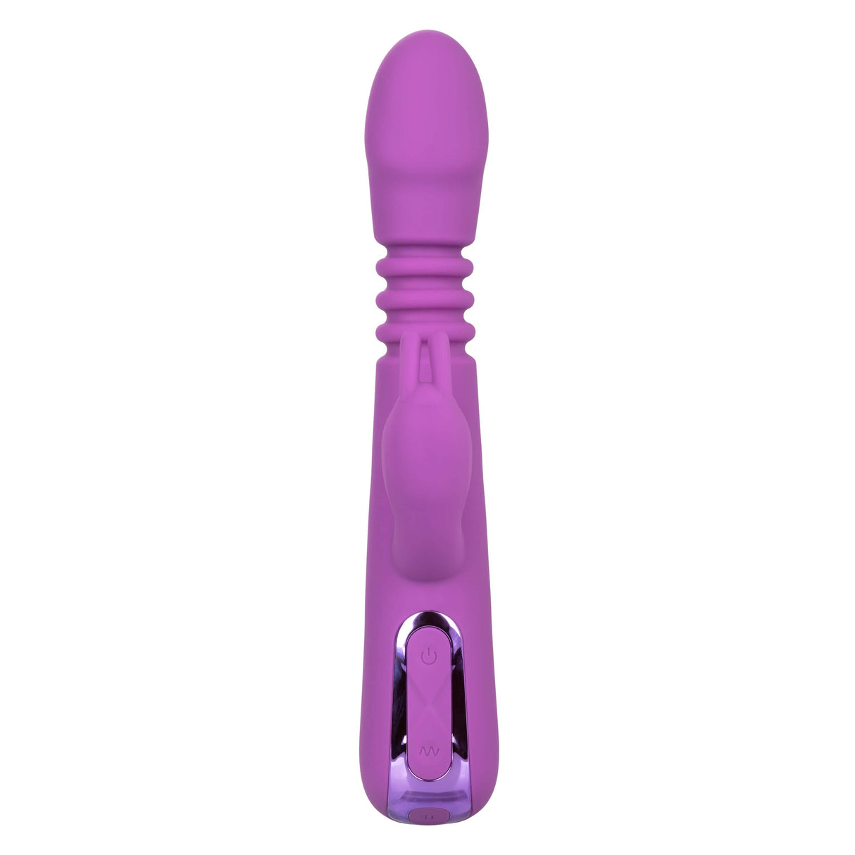 California Exotics - Jack Rabbit Elite Thrusting Rabbit Vibrator (Purple) CE2031 CherryAffairs