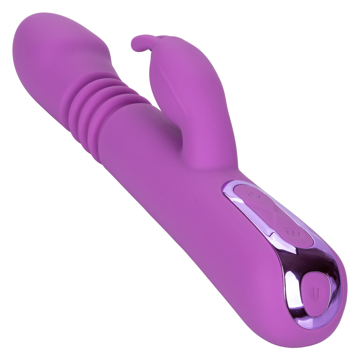 California Exotics - Jack Rabbit Elite Thrusting Rabbit Vibrator (Purple) CE2031 CherryAffairs