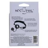 California Exotics - Nocturnal Collection Stopper Gag (Black) CE2137 CherryAffairs