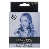 California Exotics - Nocturnal Collection Stopper Gag (Black) CE2137 CherryAffairs