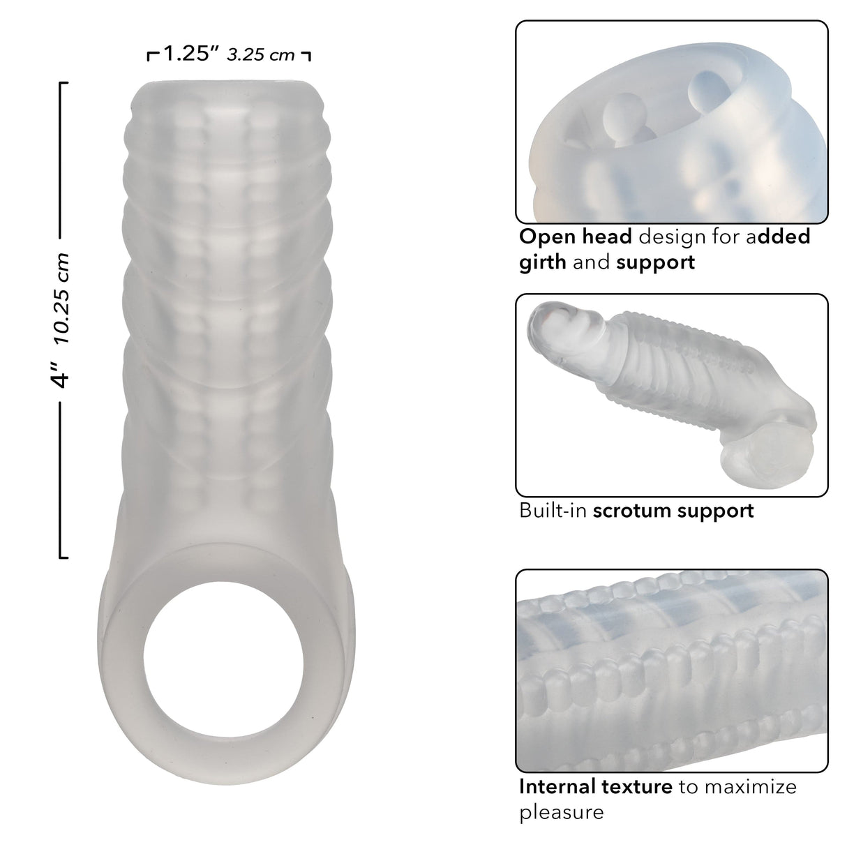 California Exotics - Performance Maxx Liquid Silicone Reversible Sleeve CherryAffairs