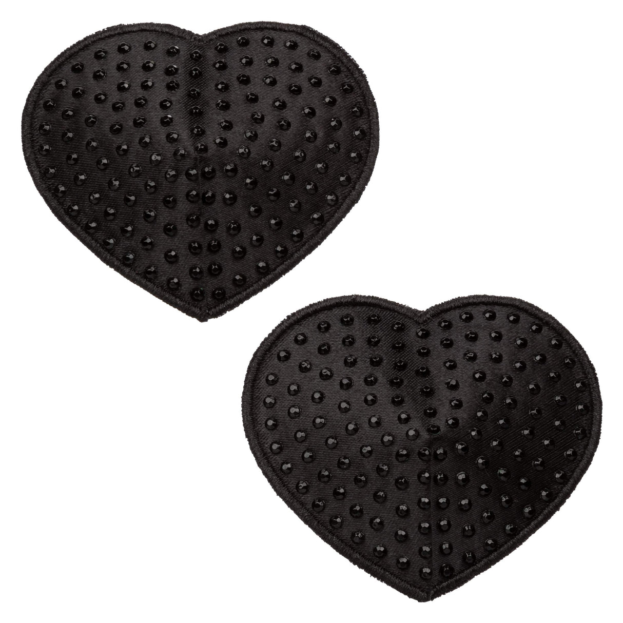 California Exotics - Radiance Heart Pasties Nipple Covers (Black) CE2016 CherryAffairs