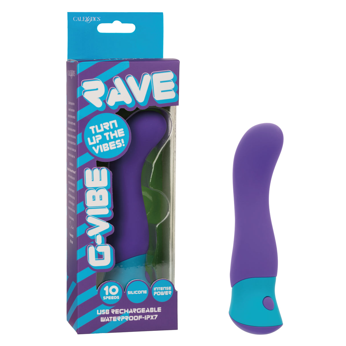 California Exotics - Rave G Vibe G Spot Vibrator (Purple) CE2114 CherryAffairs