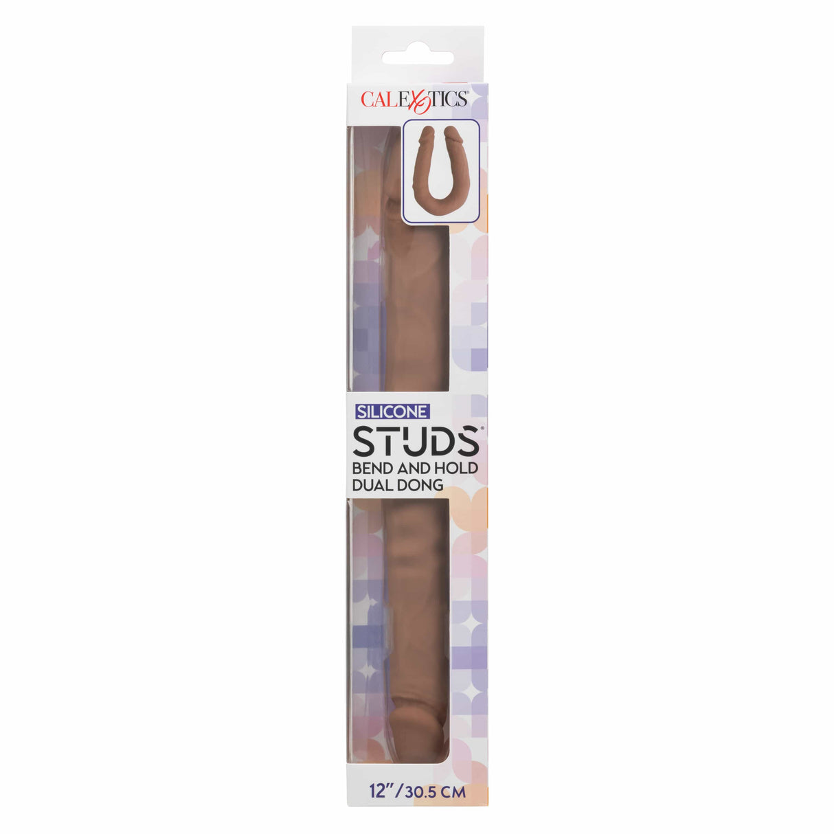 California Exotics - Silicone Studs Bend and Hold Dual Dong Dildo 12" CherryAffairs