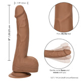 California Exotics - Silicone Studs Realistic Dildo with Balls CherryAffairs