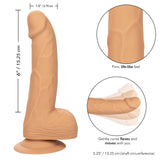 California Exotics - Silicone Studs Realistic Dildo with Balls CherryAffairs