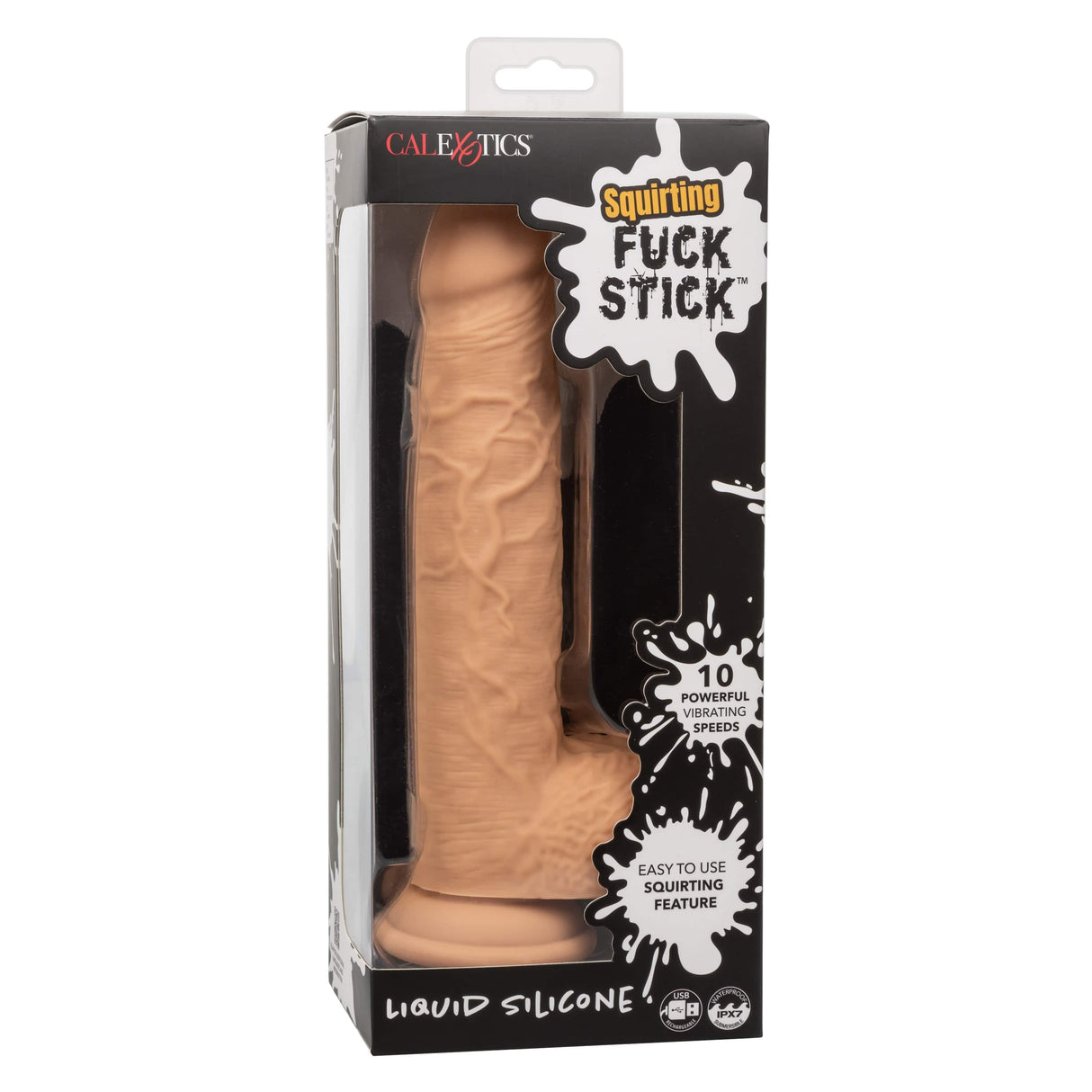 California Exotics - Squirting Fuck Stick Silicone Realistic Dildo Vibrator CherryAffairs