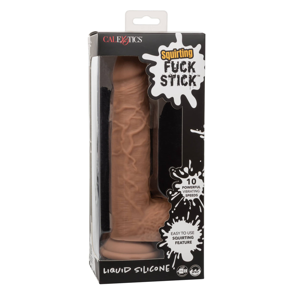 California Exotics - Squirting Fuck Stick Silicone Realistic Dildo Vibrator CherryAffairs