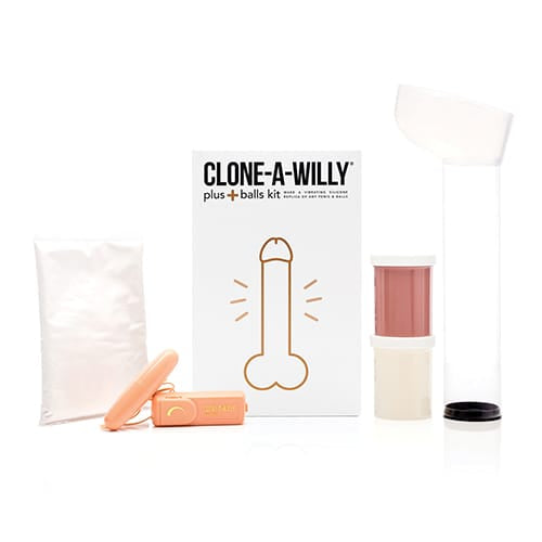 Clone A Willy - Vibrating Penis plus Balls DIY Dildo Clone Molding Kit CherryAffairs