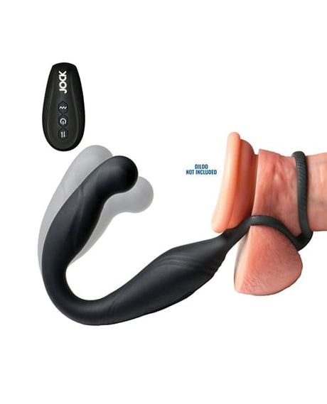 Curve Novelties - Jock Gyrating Prostate Vibrator with C-Ring (Black) CN1010 CherryAffairs