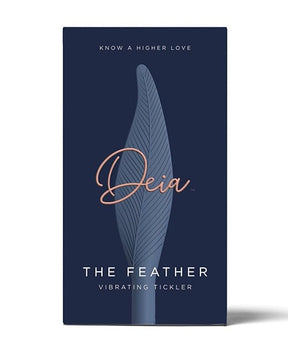 Deia - The Feather Rechargeable Clitoral Vibrator (Blue) DEI1001 CherryAffairs