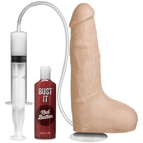 Doc Johnson - Bust It Squirting Realistic Cock with 1oz Nut Butter CherryAffairs