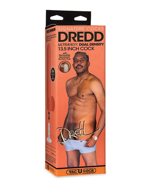 Doc Johnson - Signature Realistic Dildos ULTRASKYN 13.5" Realistic Dildo withRemovable Vac-U-Lock Suction Cup - Dredd DJ1207 CherryAffairs