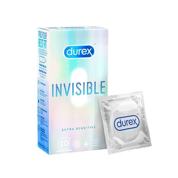 Durex - Invisible Extra Sensitive Condoms DU1035 CherryAffairs