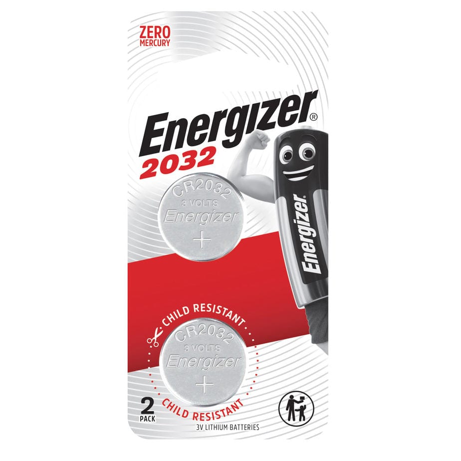 Energizer - ECR 2032 3V Lithium Batteries Pack of 2 EG1039 CherryAffairs