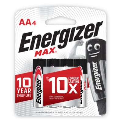 Energizer - Max Alkaline Power E91 AA Battery Value Pack EG1033 CherryAffairs