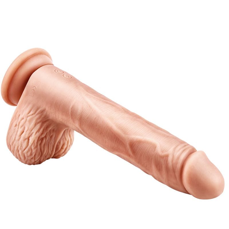 Erocome - Aquila Heating Rotating Vibrating Realistic Dildo (Beige)    Realistic Dildo with suction cup (Vibration) Rechargeable