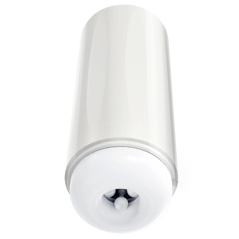 Erocome - Ara Thrusting Vibrating Stroker Masturbator (White)    Masturbator Soft Stroker (Vibration) Rechargeable