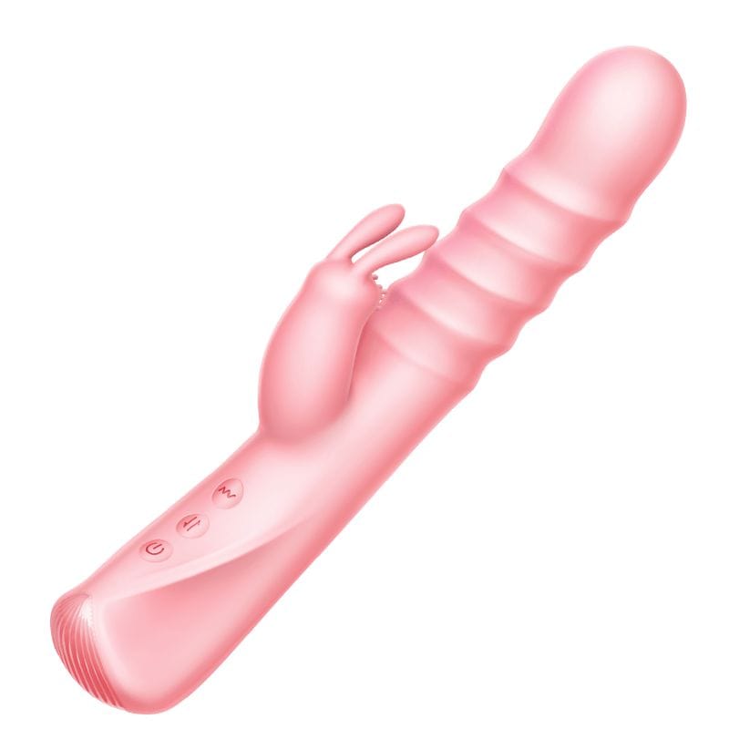 Erocome - Columba Thrusting Heating Rabbit Vibrator (Pink) ERC1071 CherryAffairs
