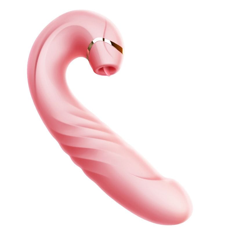 Erocome - Draco Thrusting Vibrating Sucking Heating Dildo (Pink)    G Spot Dildo (Vibration) Rechargeable