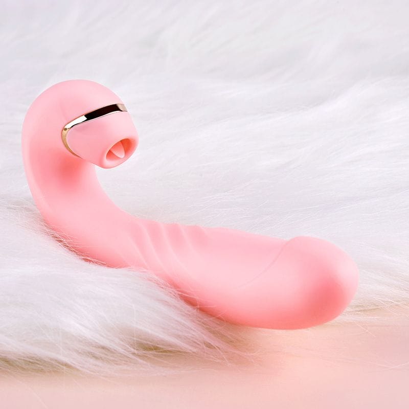 Erocome - Draco Thrusting Vibrating Sucking Heating Dildo (Pink)    G Spot Dildo (Vibration) Rechargeable