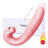 Erocome - Draco Thrusting Vibrating Sucking Heating Dildo (Pink)    G Spot Dildo (Vibration) Rechargeable