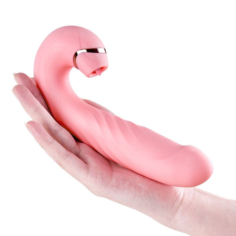 Erocome - Draco Thrusting Vibrating Sucking Heating Dildo (Pink)    G Spot Dildo (Vibration) Rechargeable