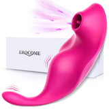 Erocome - Equuleus App-Controlled Vibrating Sucking Clit Massager (Cerise)    Clit Massager (Vibration) Rechargeable