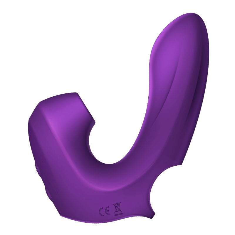 Erocome - Pictor Vibrating Sucking Finger Massager (Purple) ERC1064 CherryAffairs