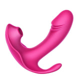 Erocome - Volans Remote Control Dual Vibrating Sucking Massager (Pink)    Clit Massager (Vibration) Rechargeable