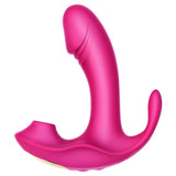 Erocome - Volans Remote Control Dual Vibrating Sucking Massager (Pink)    Clit Massager (Vibration) Rechargeable