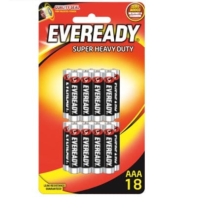 Eveready - Super Heavy Duty M1215 AAA Battery Value Pack EVR1005 CherryAffairs