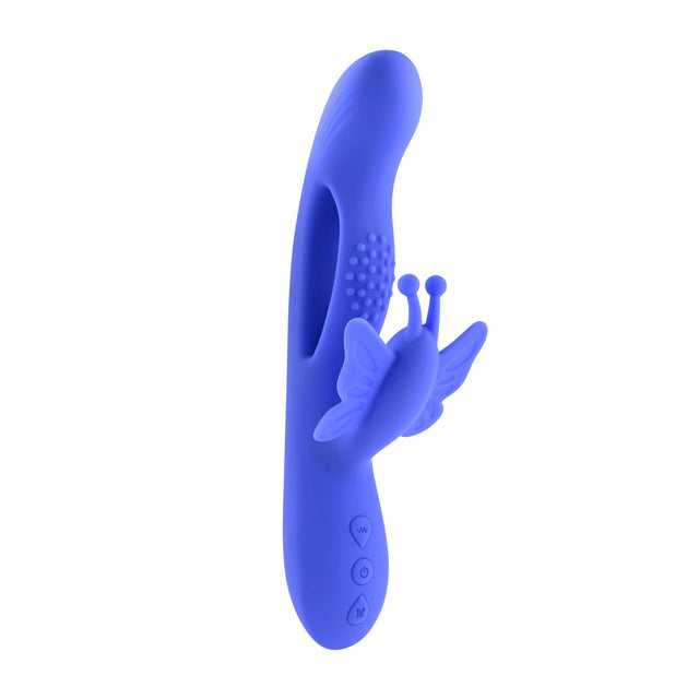 Evolved - Butterfly Dreams Rabbit Vibrator (Blue) EV1113 CherryAffairs