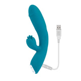 Evolved - Fierce Flicker Rabbit Vibrator (Blue) EV1129 CherryAffairs