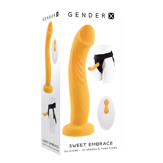 Evolved - Gender X Sweet Embrace Remote Vibrating Strap On (Beige) EV1088 CherryAffairs