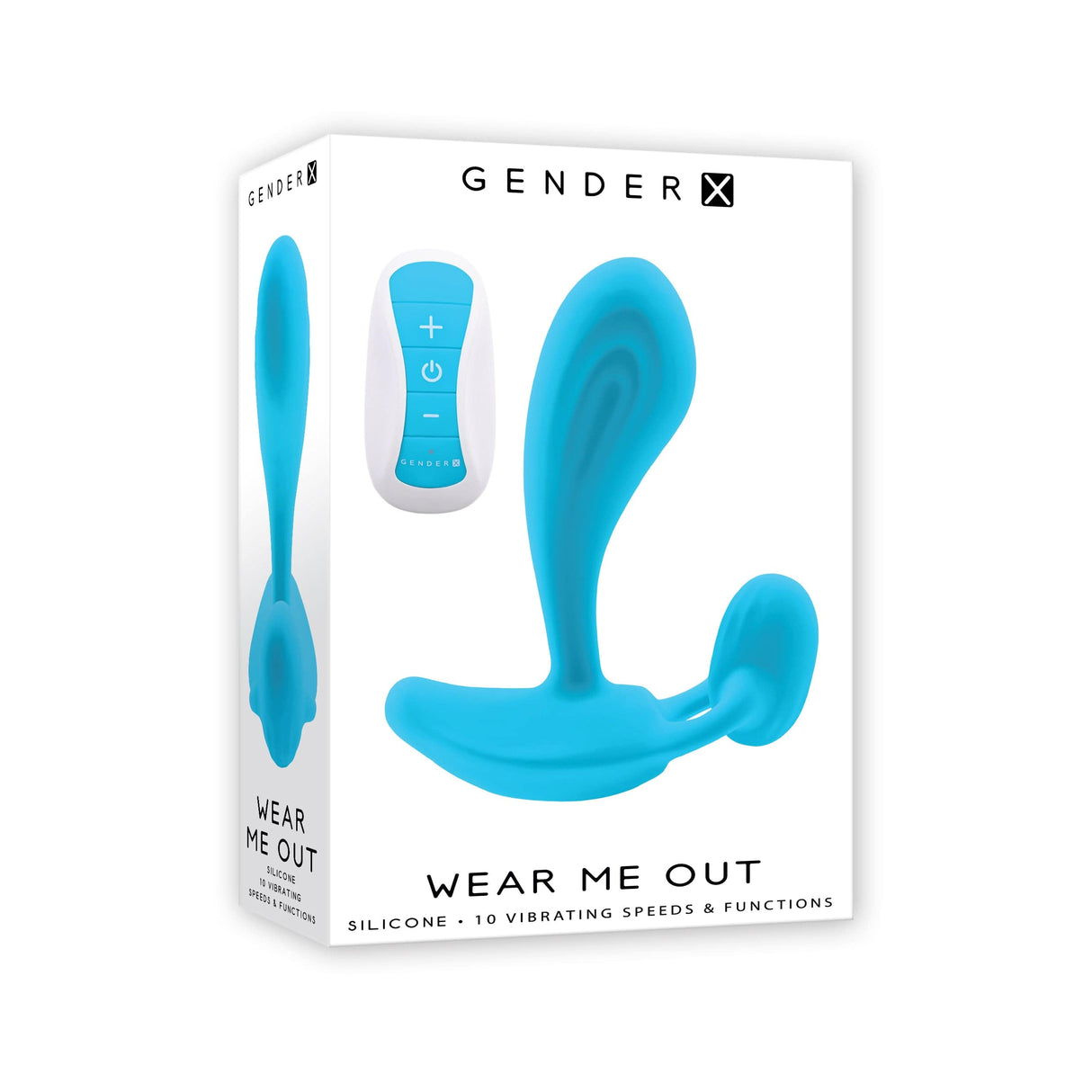 Evolved - Gender X Wear Me Out Wearable Panty Vibrator (Blue) EV1131 CherryAffairs