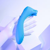 Evolved - Heads Or Tails Vibrating Dildo Clit Massager (Blue) EV1151 CherryAffairs