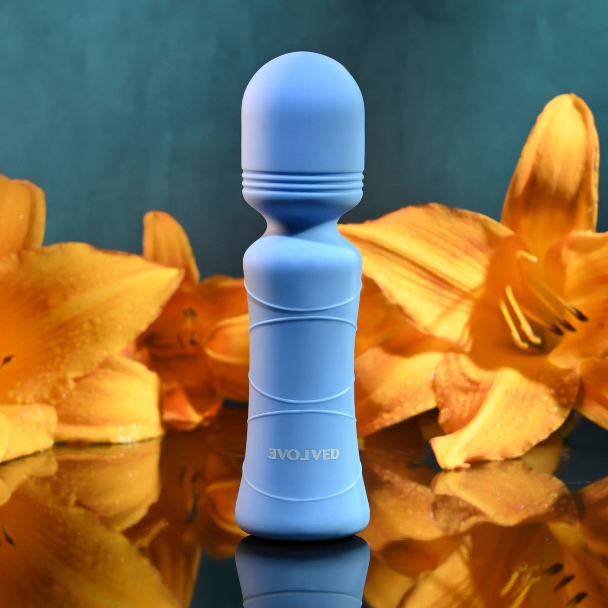 Evolved - Out Of The Blue Mini Wand Massager (Blue) EV1154 CherryAffairs