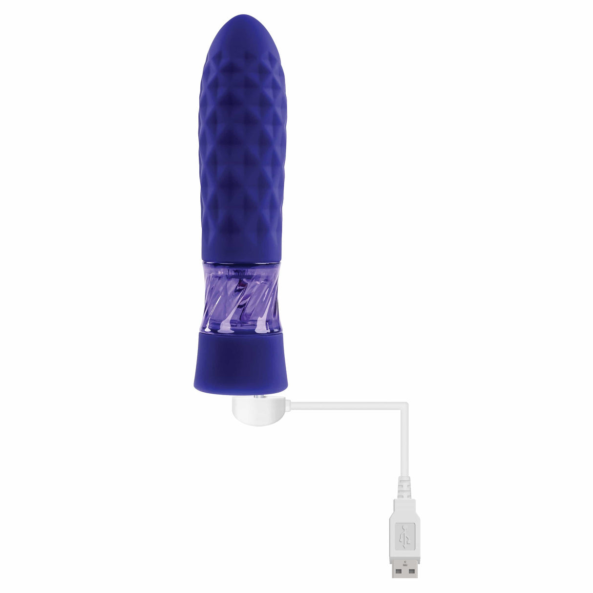 Evolved - Raver Silicone Rechargeable Bullet Vibrator (Blue) EV1094 CherryAffairs