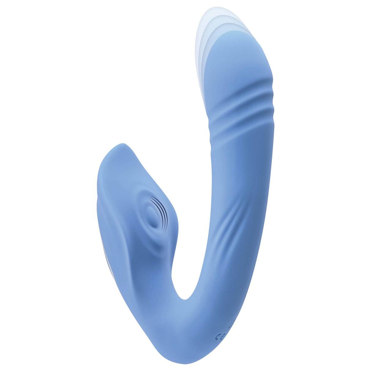 Evolved - Tap and Thrust Curved Vibrator (Blue) EV1093 CherryAffairs
