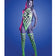 Fantasy Lingerie - Adrenaline Rhinestone Fishnet Teddy Set (Neon Green) FTL1035 CherryAffairs