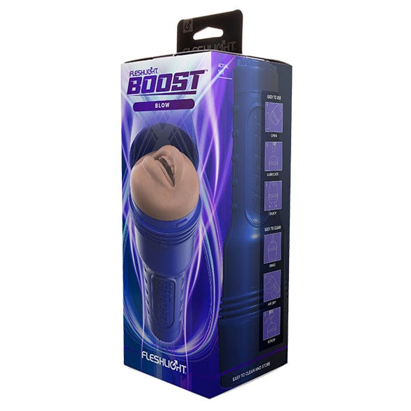 Fleshlight - Boost Blow Mouth Masturbator (Beige)    Masturbator Mouth (Non Vibration)