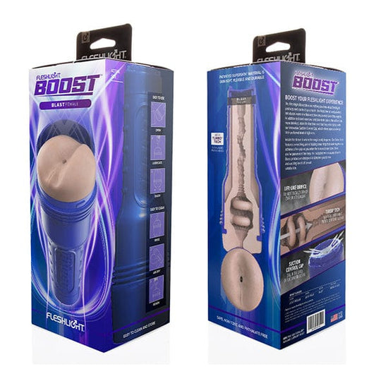 Fleshlight - Fleshlight Boost Blast Masturbator Wanita Punggung (Daging Sederhana Terang)