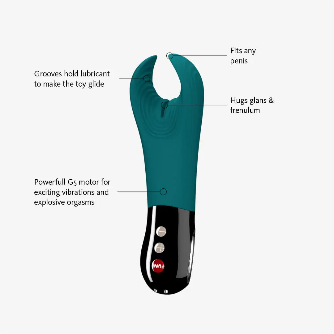 Fun Factory - Manta Soft Stroker Masturbator (Bottle Green) FF1201 CherryAffairs