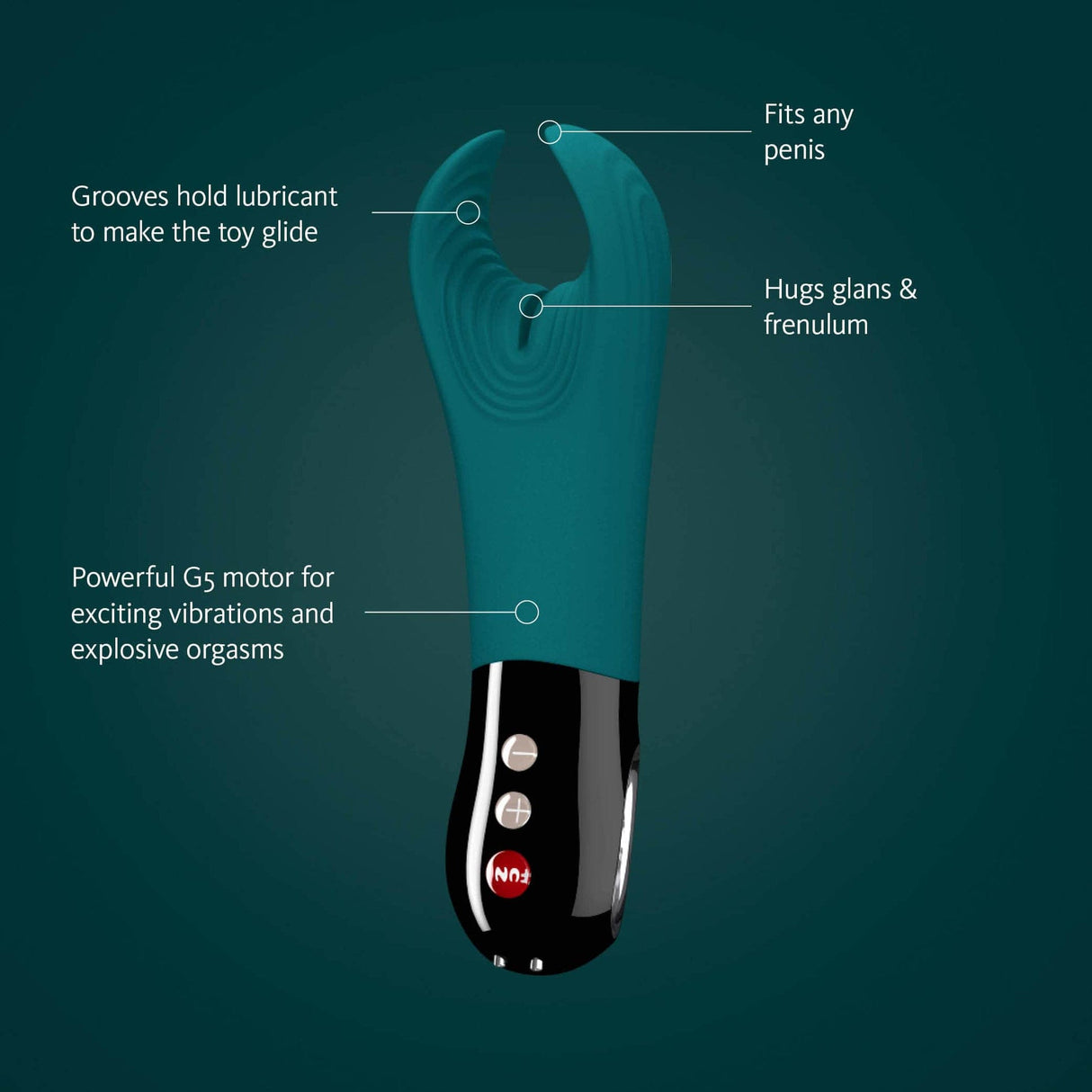 Fun Factory - Manta Vibrating Stroker Masturbator    Masturbator Soft Stroker (Vibration) Rechargeable