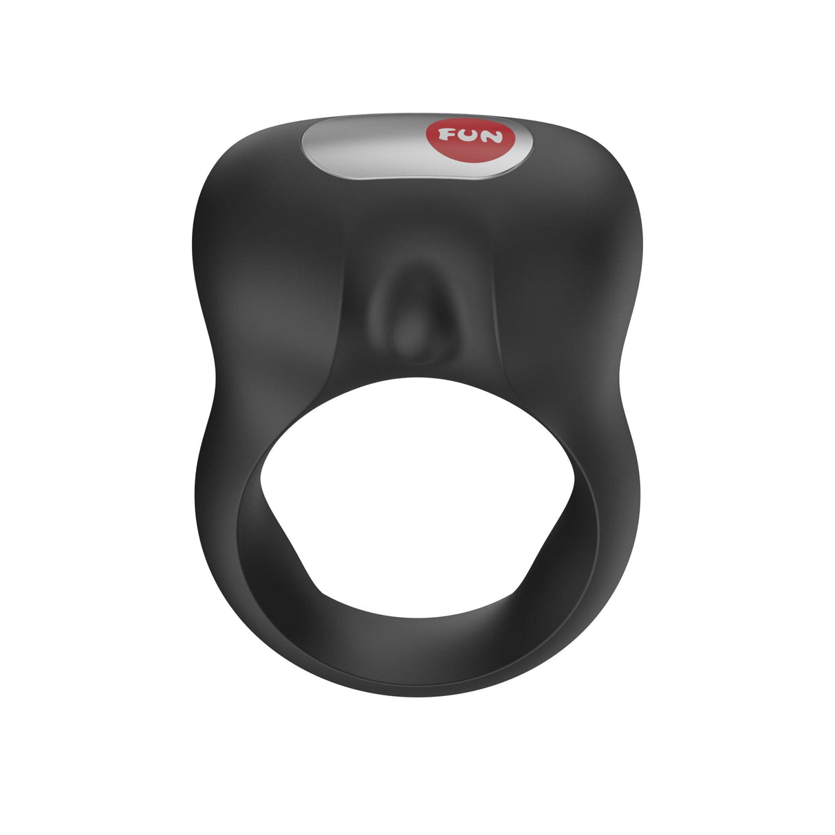 Fun Factory - Steady Vibrating Silicone Cock Ring (Black) FF1194 CherryAffairs