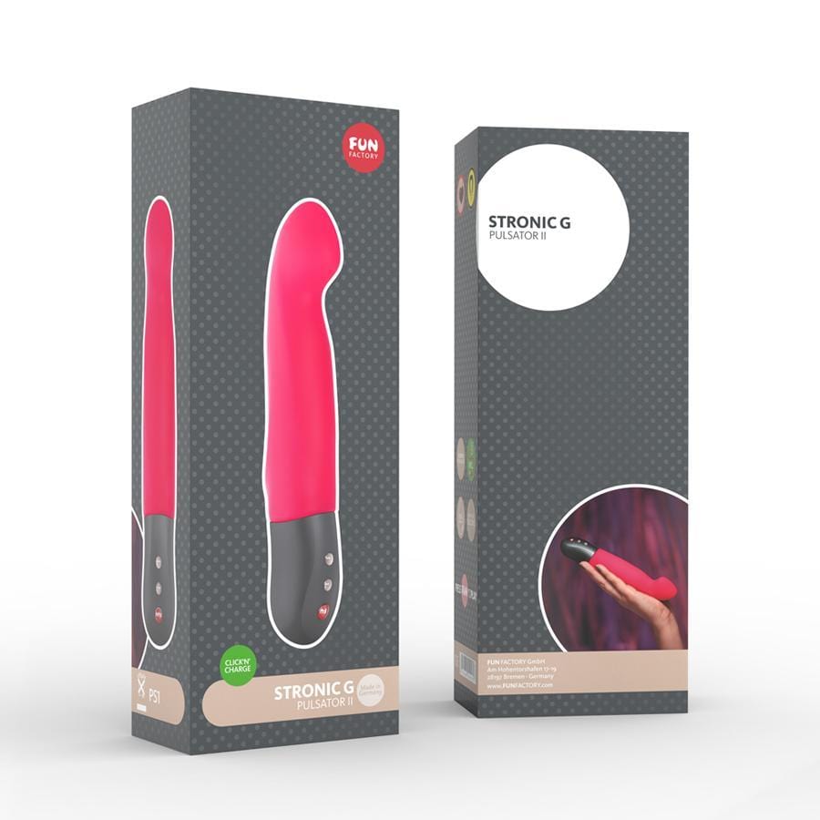 Fun Factory - Stronic G Pulsator II Thrusting G Spot Vibrator    G Spot Dildo (Vibration) Rechargeable
