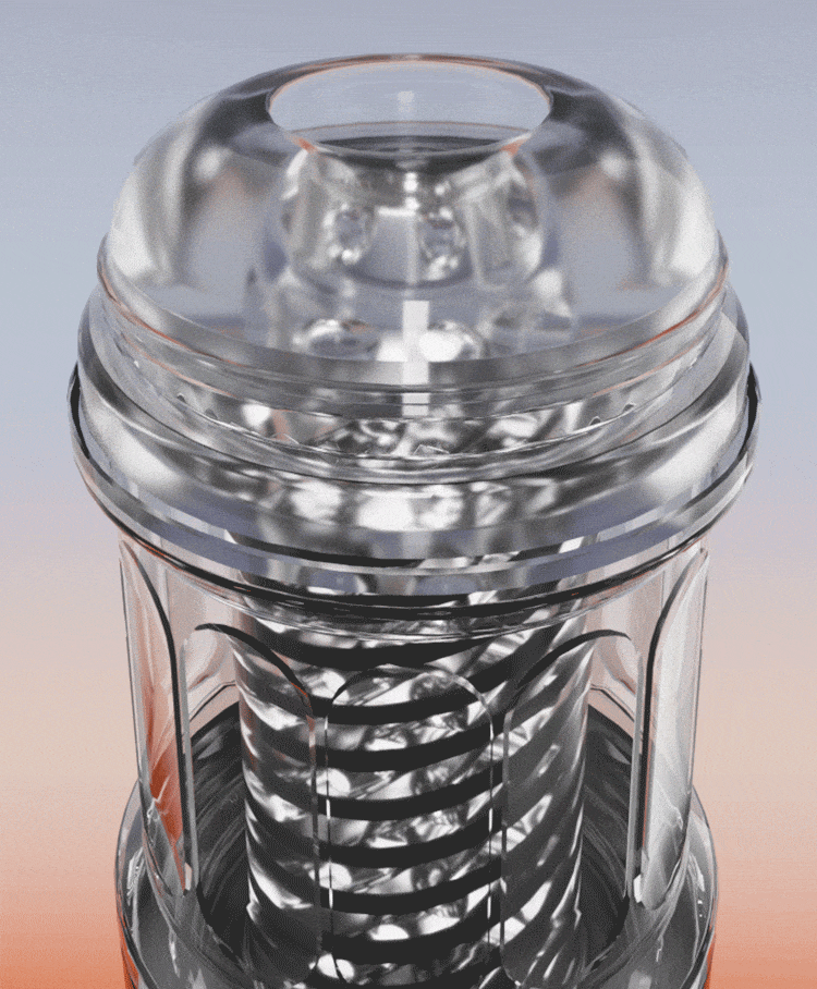 Galaku - Advanced Manual Spiral Male Masturbator Cup | CherryAffairs   CherryAffairs.sg